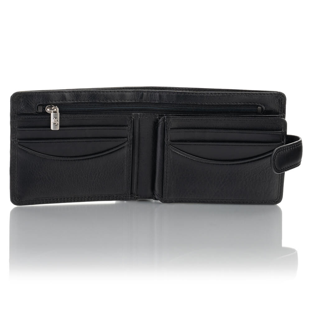 Visconti Ht-9 Black Men' Leather Wallet