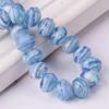 10pcs 12x8mm Rondelle Faceted Opaque Lampwork Glass Loose Spacer Beads For Jewelry Making DIY Crafts Findings