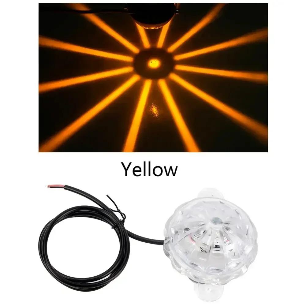 Светодиодный фонарь для шасси мотоцикла RGB, вспышка, стробоскоп, декоративный светильник для мотоцикла, универсальный светильник для мотоцикла 12 В