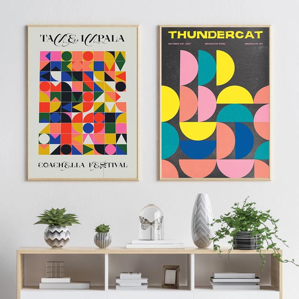 Рамка из цельного дерева Tame Impala, холст, картина, настенное искусство, концерт, музыкальная рок-группа, постеры и принты, настенные панно из Флитвуда для гостиной, домашний декор