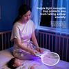 Raqueta eléctrica antimosquitos 2 en 1, matamoscas recargable y lámpara atrapamosquitos para el hogar