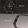 Maserati 44mm Black Silica Gel Chronograph Successo Series 5ATM Water Japanese Officially Authentic Men's Watch, Quartz, R8871621011, Resistance,
