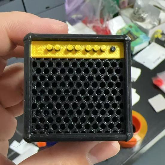 Коробка для хранения медиаторов Дизайн ретро-усилителя Держатель для медиаторов Органайзер для медиаторов