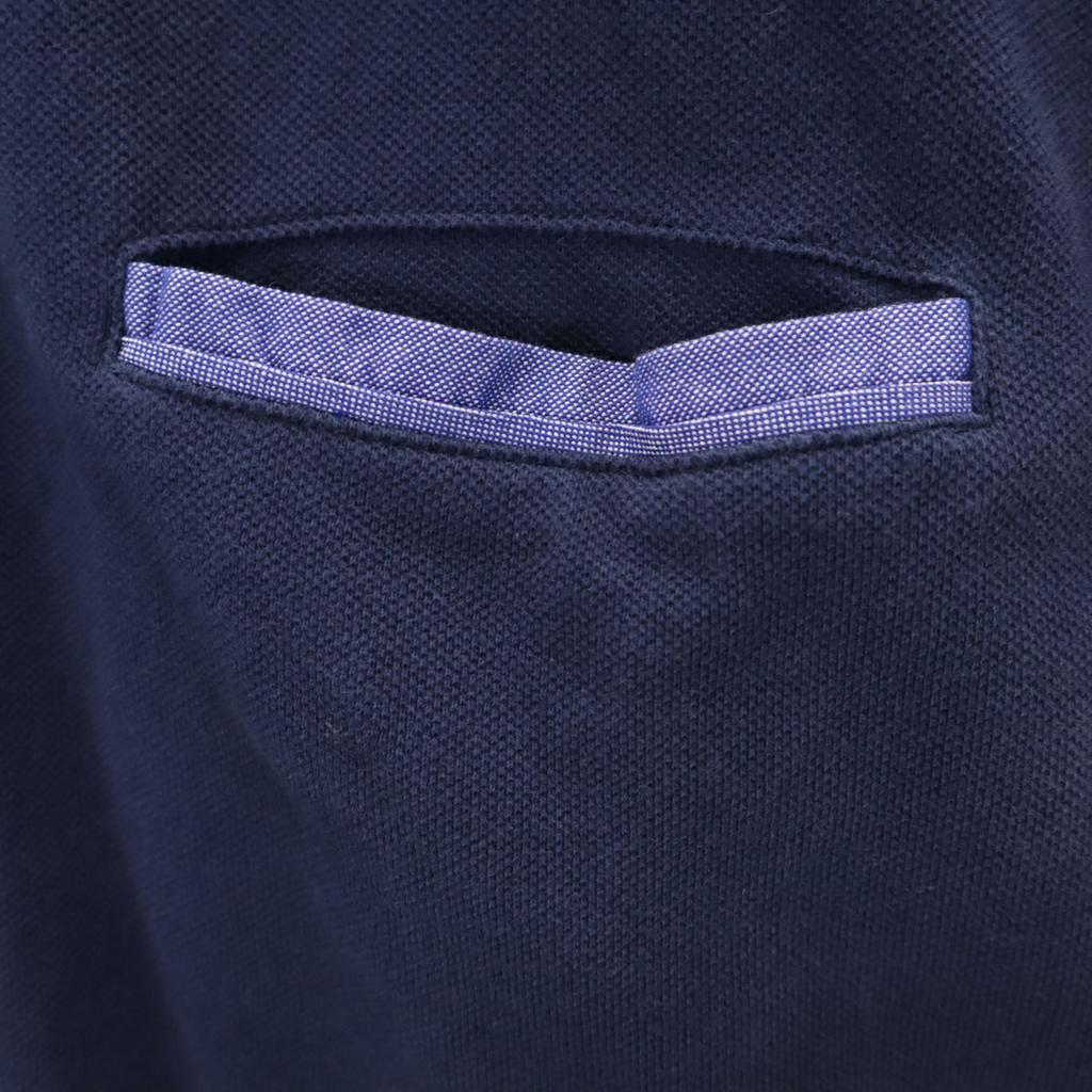 Brooks Brothers Мужское поло с коротким рукавом M Темно-синий Палевый Б/У