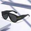 Солнцезащитные очки в Т-образной оправе с большой оправой Pilot 2024 New Toad Fashion Sunglasses Персонализированные женские солнцезащитные очки Защита глаз Очки