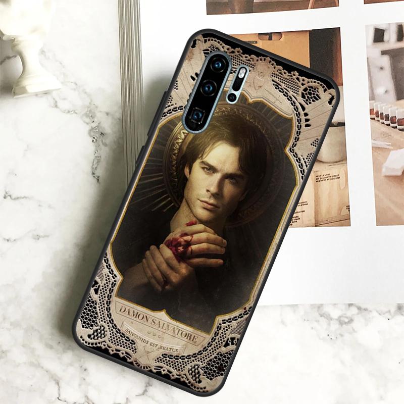 Чехол Damon Salvatore Дневники Вампира Для Huawei Nova 12i 12s 11i 8i Y73 Y72 Y61 Y91 Y90 Y70 Y60 9 10 SE P30 P40 Lite P60 Pro