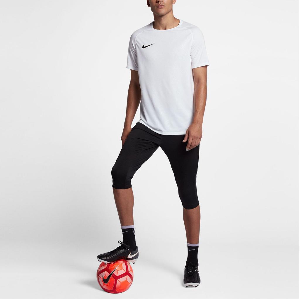 Nike Футболка Dry CR7 Squad однотонная с круглым вырезом и коротким рукавом, повседневная, мужская, белая 882992-100