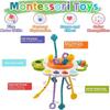 Activity Development Pull String Toys Silicone Teething Rattle Educational Learning Toy Baby Sensory  Toys 6 12 Months