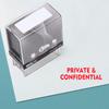 PRIVATE & CONFIDENTIAL Self Inking Rubber Stamp Custom Colop Office Stationary P20 Mini Stamper