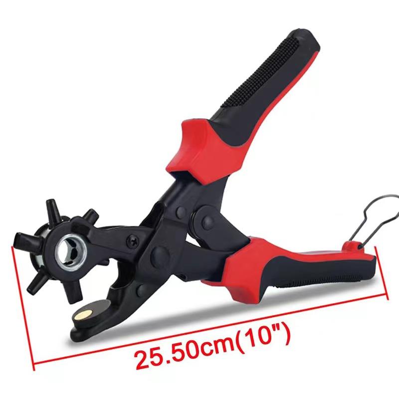 Штамповочный вращающийся кожаный пробойник, плоскогубцы, дырокол, дырокол для ремней, седло, ремешки для часов, ремешок для обуви, ткань, бумага, изделия из кожи