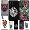 Japanese Oni Hannya Demon Mask Case For OPPO A98 A78 A58 A18 A96 A76 A16 A15 A17 A77 A5 A9 A74 A94 A52 A72 A53S A54S A57S