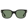 Persol Unisex Rectangular Sunglasses Po3257s 95 31 Black 51mm 95 31