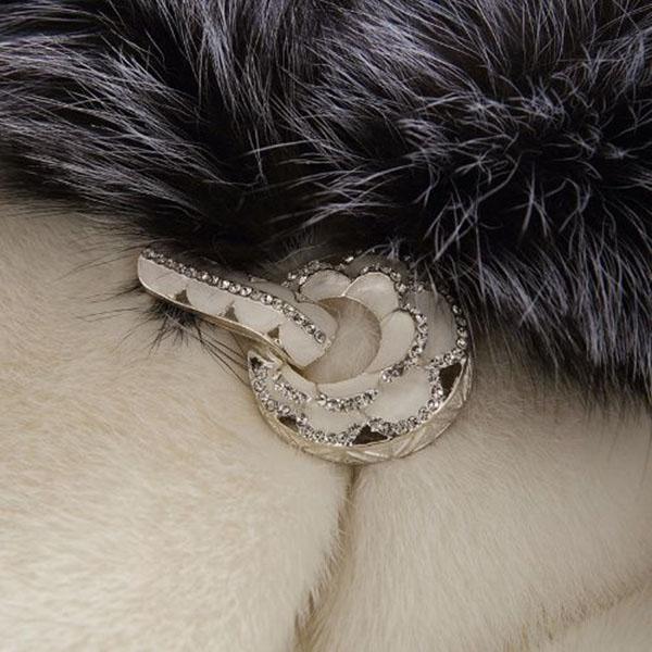 S-12XL Large Size Fluffy Coat Winter Thick Warm Faux Fur Coat Women's Hooded Long Sleeve Faux Fur Jacket Luxury Winter Fur Coat with Faux Fur Collar