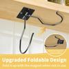 Self Adhesive Banana Hook Under Cabinet Foldable Banana Hanger Hook Under Counter Banana Hook to Keep Bananas Fresh Heavy Duty Metal Banana Holder