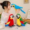Simulation and Creative Parrot Doll Bird Plush Toy Cute Bird Doll Home Decoration Doll Gift