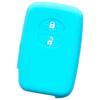 IKT Silicone Cover for Toyota Cars Smart Key 2 Buttons Sky Blue / Prius