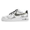 Nike Air Force 1 Kaleidoscope, Mist Note, Сумка для покупок, Износостойкие, Низкие, Скейтбордические кроссовки, Мужские, Черно-белые, CW2288-111(Team113-S-BOX)