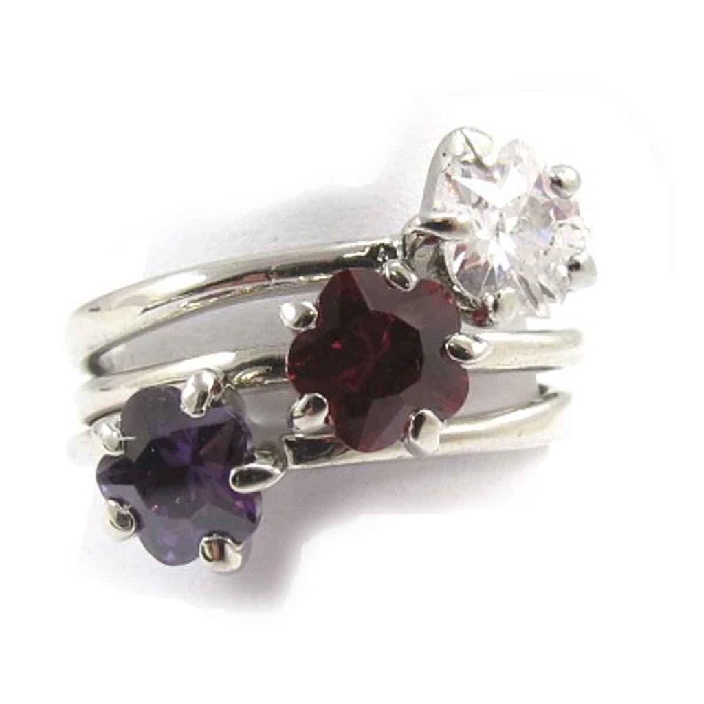 Кольцо во множественном числе "Флора" (3 кольца)