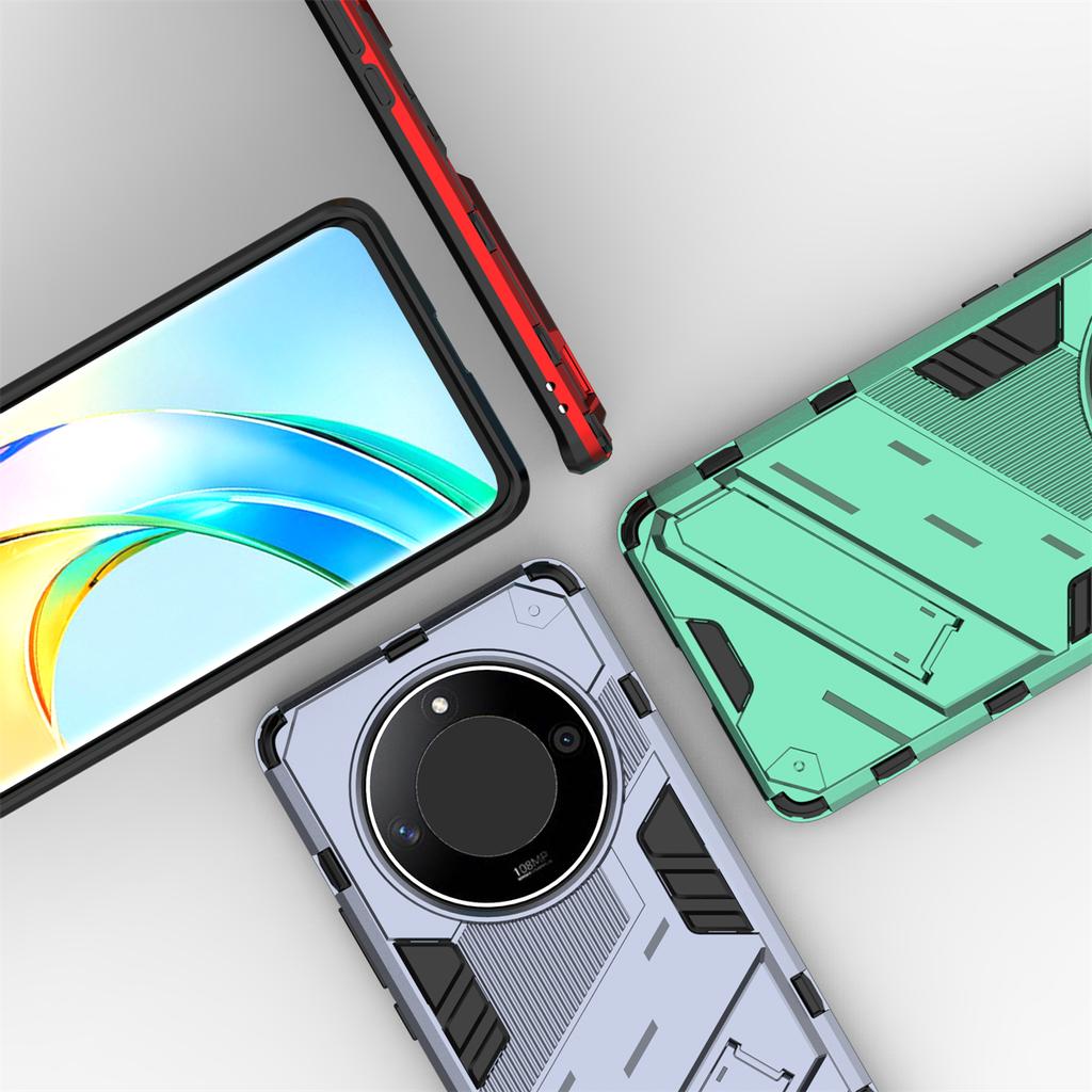 For Honor X9B X 9B Case Shockproof Hard Armor Stand Phone Case Back Cover