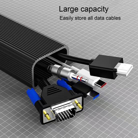 Слот для укладки кабелей под столом, самоклеящийся, без сверления, канавка для проводов на столе, универсальный сетевой лоток Ethernet, телевизор, компьютер, шнур питания, органайзер