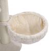 FEANDREA Cat Tree, Cat Tower with XXL Plush Perch, Cat Condo with Adjustable Units, Cat Toys, Extra Thick Posts Completely Wrapped in Sisal, Stable