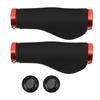 GUB608 Mountain Bike Handlebar Bicycle Grips Holding Bar AntiSlip Cover with Lock(Red Ring )