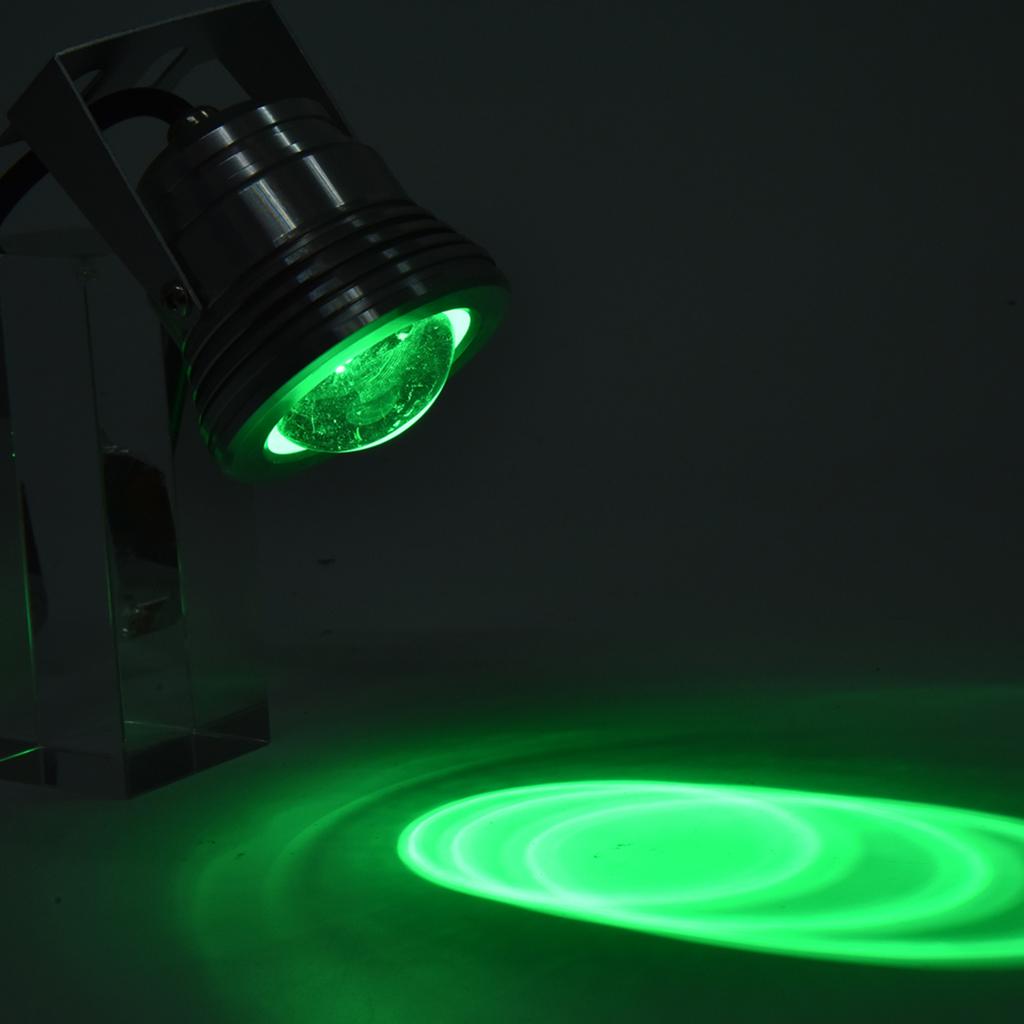 12В 10Вт RGB Светодиодная лампа для аквариума, бассейна, сада, подводная, черная