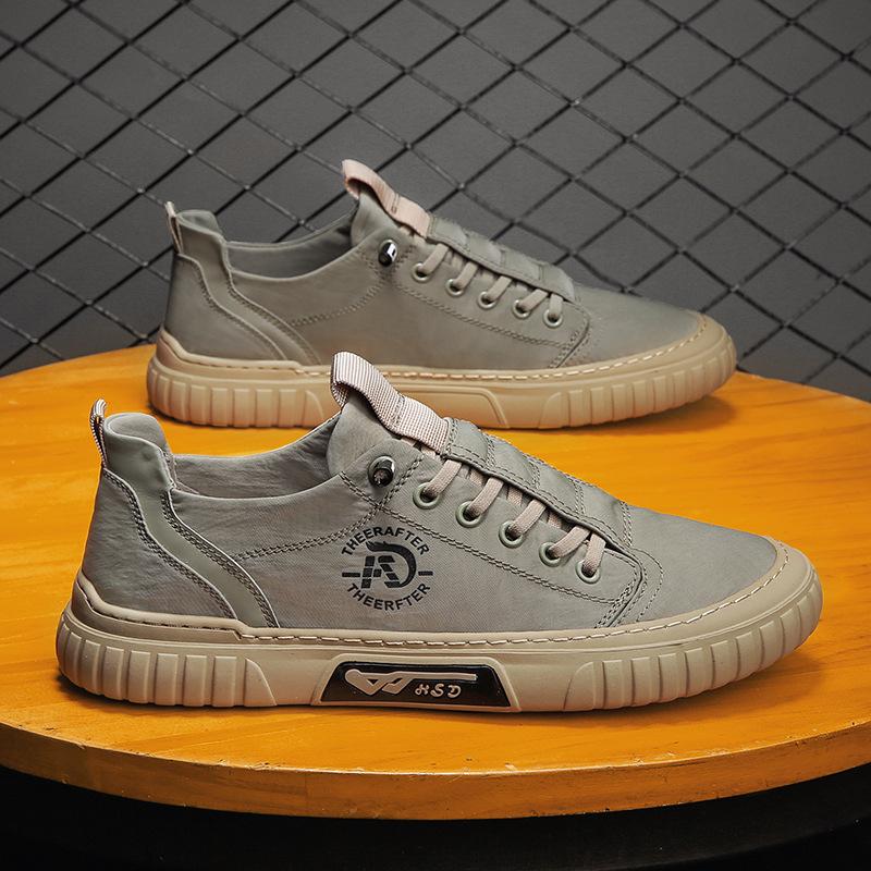 Spring New Men's Shoes One Pedal Casual Shoes Breathable Ice Silk Cloth Shoes Explosions Extra Large Shoes Men.