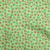 oneOone Cotton Flex Pear Green Fabric Fruits Diy Clothing Quilting Fabric Print Fabric By Yard 40 Inch