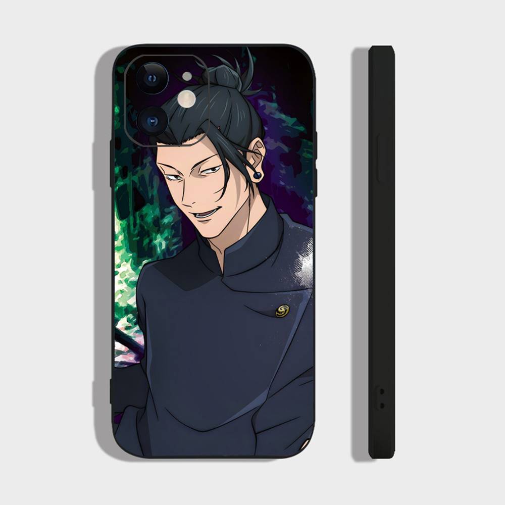Jujutsu Kaisen Geto Suguru Phone Case For IPhone 17 Air 16 15 14 13 Pro Max 11 12 Black Silicone Cover
