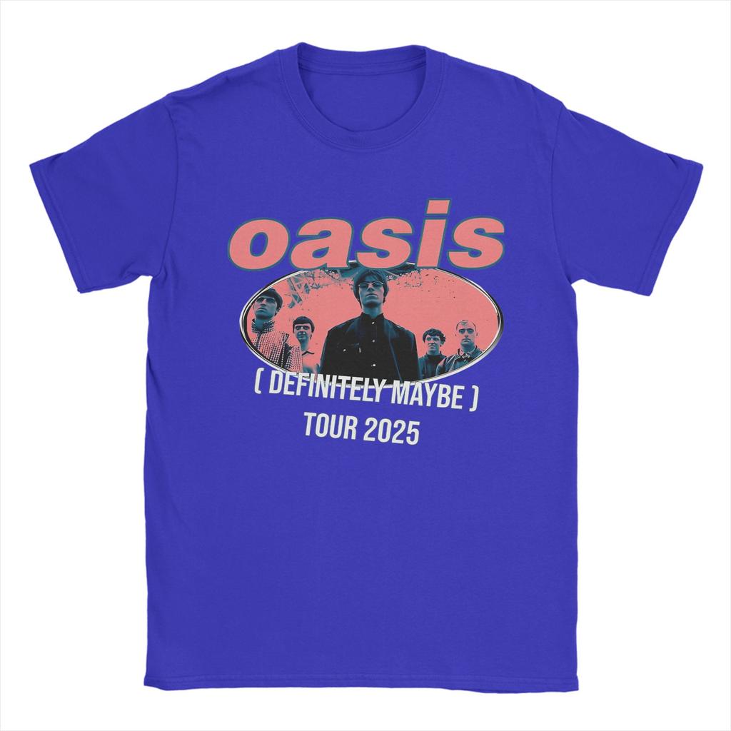 O-Oasis Definitely Maybe Tshirts Men's Cotton Tops Fashion O-neck Short Sleeve