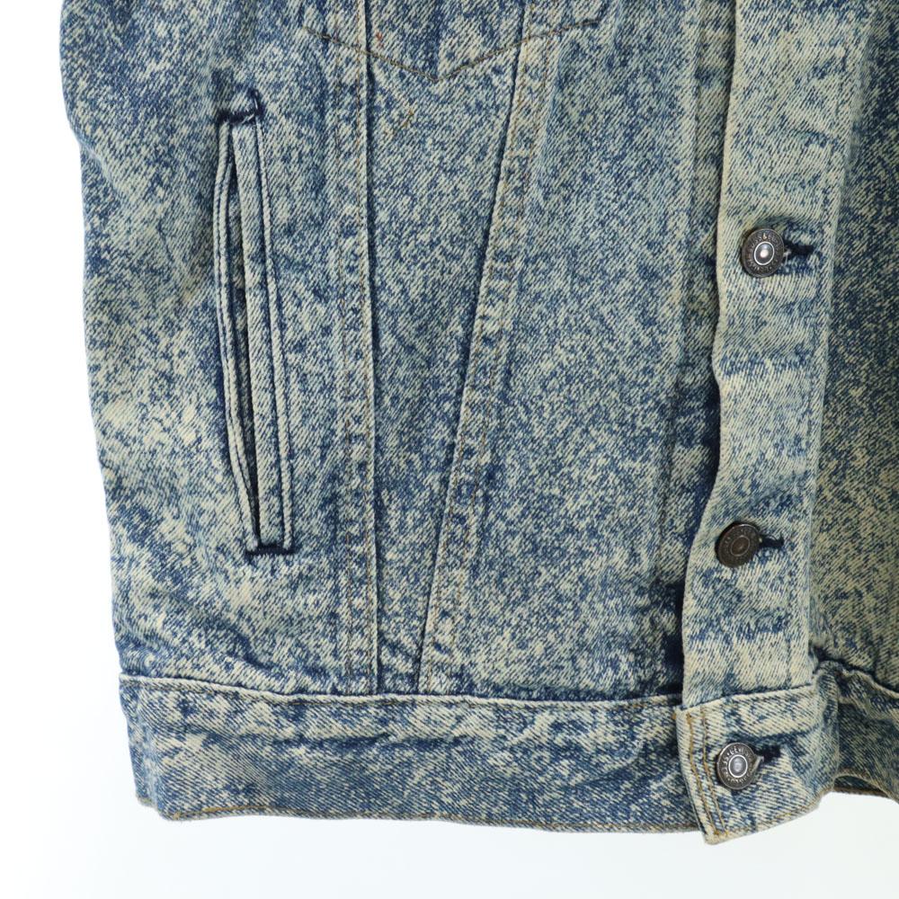 Levi's Джинсовая куртка 90-х 70507-0214 Старая, сделано в США, отбеленная, мужская, б/у