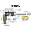 FregocS Multi-Function Digital Long Caliper, 500mm, Fine Adjustment, Fine Feed, Metric/Inch Switching, Absolute/Relative Switching, DLVCA-500