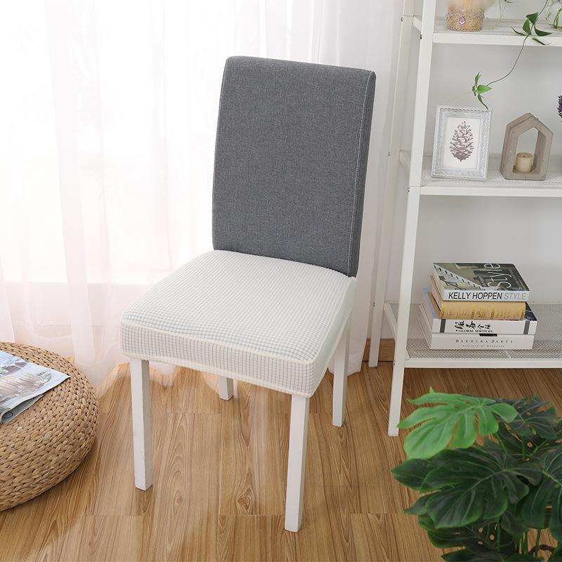 Чехлы на стулья для обеденного стола, универсальные эластичные современные бытовые универсальные чехлы на сиденья стула, офисные вращающиеся чехлы на сиденья стула