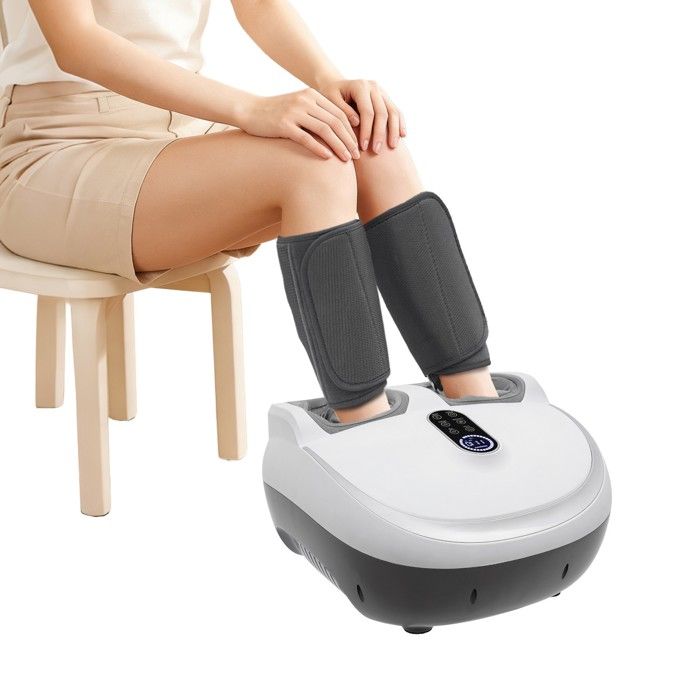 Electric Foot Massager - Electric Foot Massager 40-50 C - with Calf Heating - for Home & Office