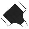 Waterproof Nail Art Apron Pure Color Apron Unisex Cooking Apron with Adjustable NeckbandBlack