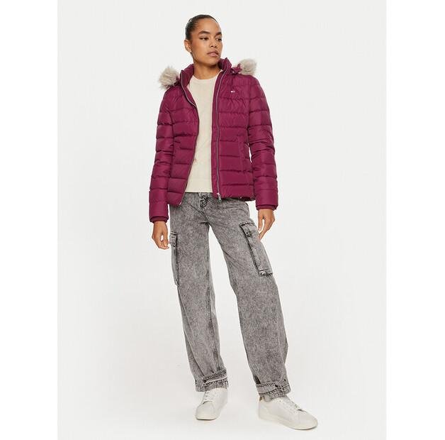 Пуховик Tommy Jeans Basic DW0DW18312 красный Slim Fit