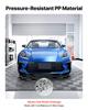 VEVOR Interlocking Drainage Mats, 310 x 310 mm, Modular Garage Flooring Tiles, Non-Slip PP Drainage Floor Tiles, Self-Draining, Easy Installation