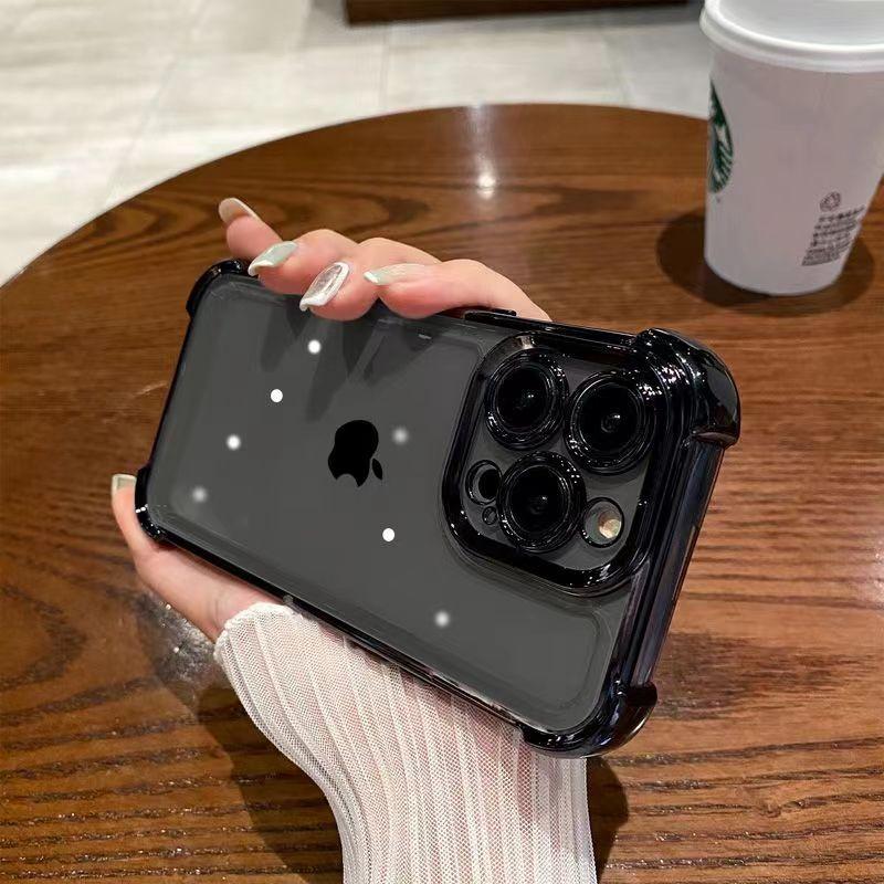 Подходит для чехла для телефона iPhone15, защитный чехол с подушкой безопасности для Apple 13pro, противоударный персонализированный чехол Xsmax 14