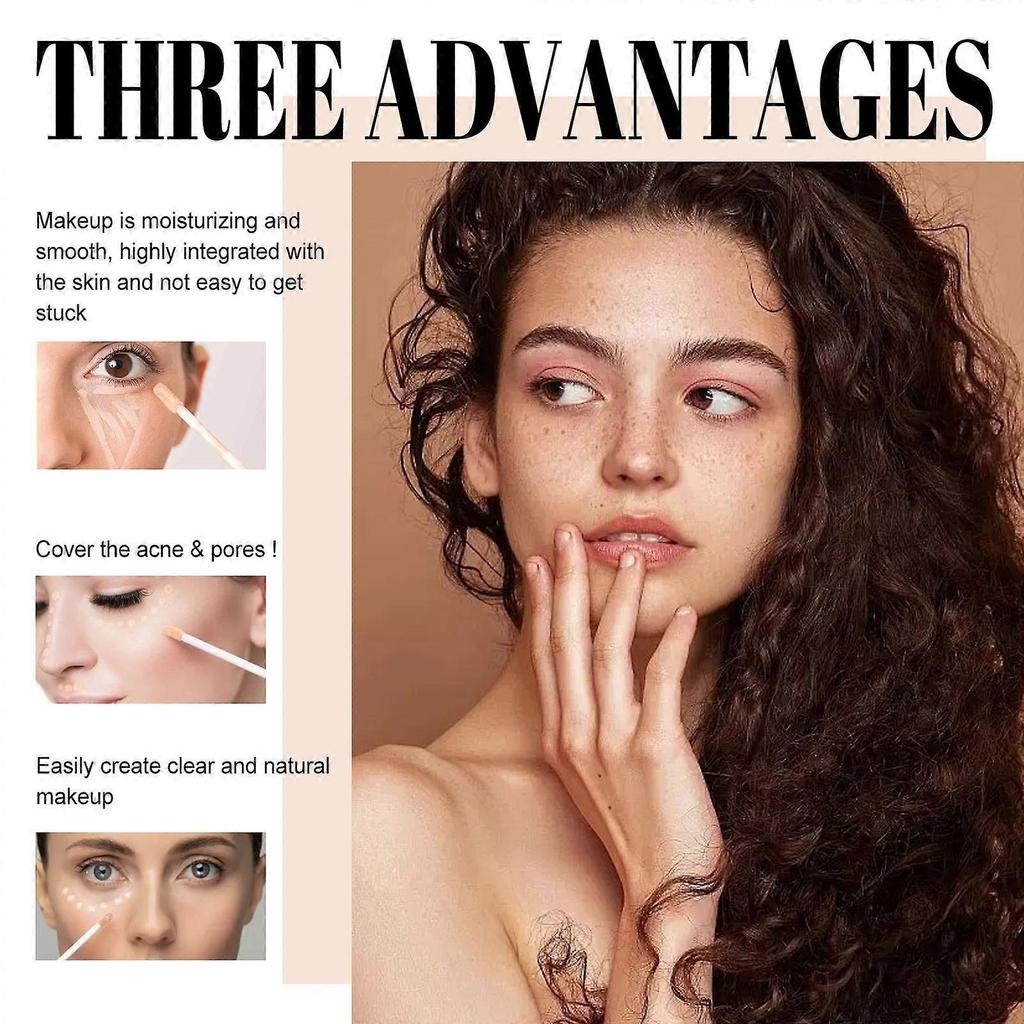 Double Head Concealer, Brightening And Waterproofing Concealer Stick