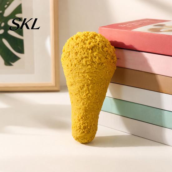 Food Simulation Toy Fried Chicken Leg Squeeze Toy, Soft Slow Rebound Stress Reliever Glue Fidget for Adults And Kids, Realistic Texture Decompression