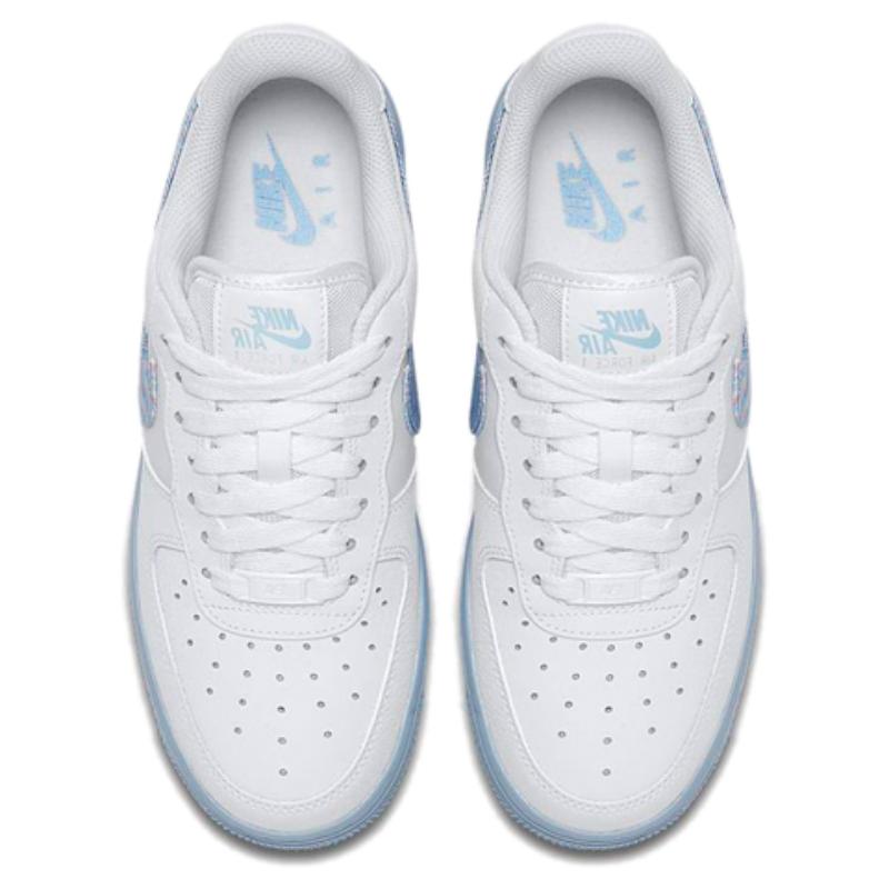Nike Женские кроссовки Air Force 1 Low Белые/Водородно-голубые CZ0377-100