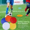 6Pcs 20CM Spot Marker Colorful Non-slip PVC Gym Classroom Activities Dance Soccer Basketball Football Sports Speed Agility Training Round Floor