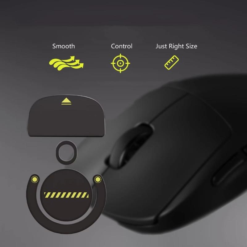 Glass Mouse Skates Feet For GPro X Superlight Mouse Control Smooth Glides And Precise Control