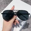 New Fashionable Men'S Fishing And Driving Sunglasses Uv Resistant Sun Glasses Classic Pilot Toad Glasses Uv400 Eyewear