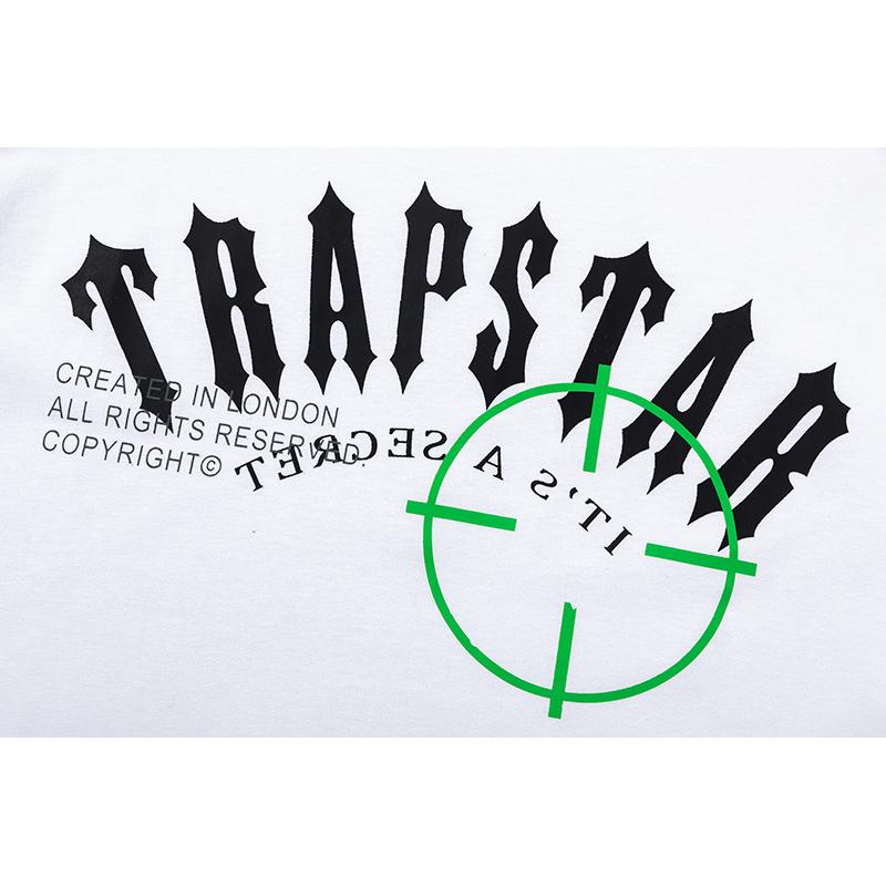 687 Trapstar London 2025 Summer New High Quality Cotton Round Neck Loose Large Size Men's and Women's T-shirt Couple T-shirt
