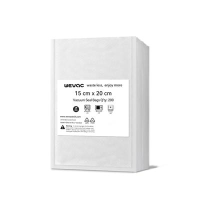 Вакуумная упаковка Wevac 15 x 200 Shinku Vacuum Easy to Dog Food Low Temperature Vacuum Packs Vacuum Commercial Home Use Bags, 20 см, Sheets, Pack, Bags,