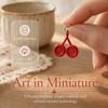 Капельное эмалевое мини-подвески 'Craft Finish' 3D Овощи Капельные эмалевые бусины Брелок Украшение Декор