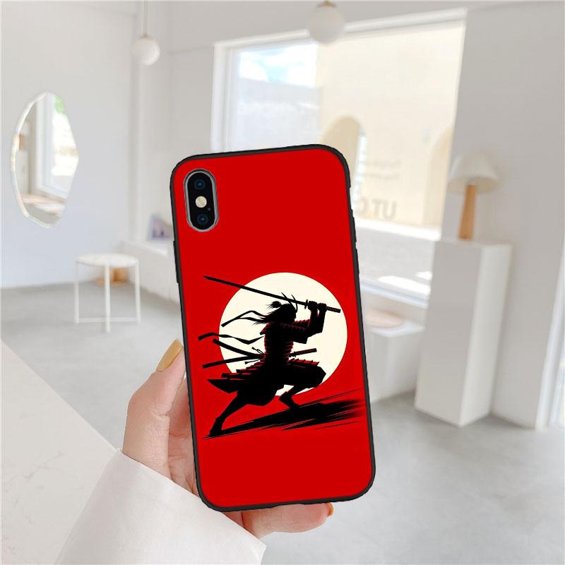 CJ70 Japan Samurai Soft Shell Phone Case for Redmi Note 8 9 Pro Max 9S 9T 9C NFC 8T 8A 10A A4