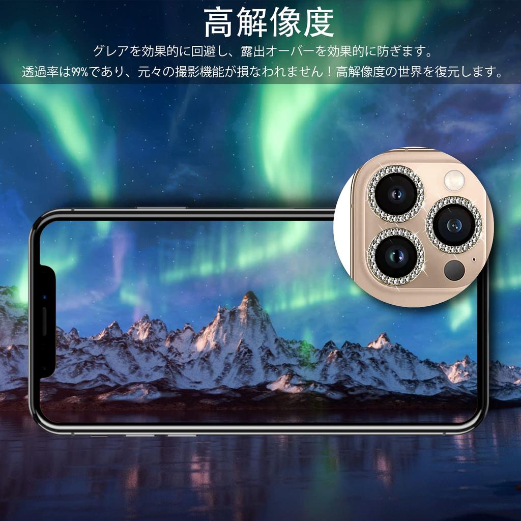 Пленка для камеры Suoman, совместимая с iPhone 13 Pro, защитная крышка для объектива камеры iPhone 13 Pro Max, подходящая для защиты от царапин из закаленного стекла из алюминиевого сплава (3